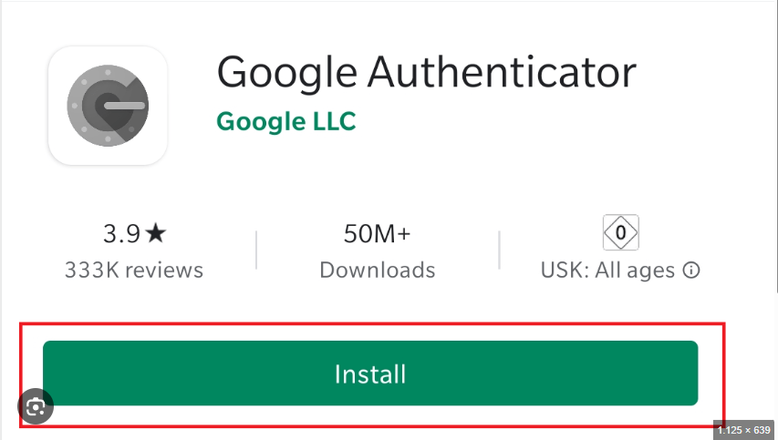 Authenticator app openen